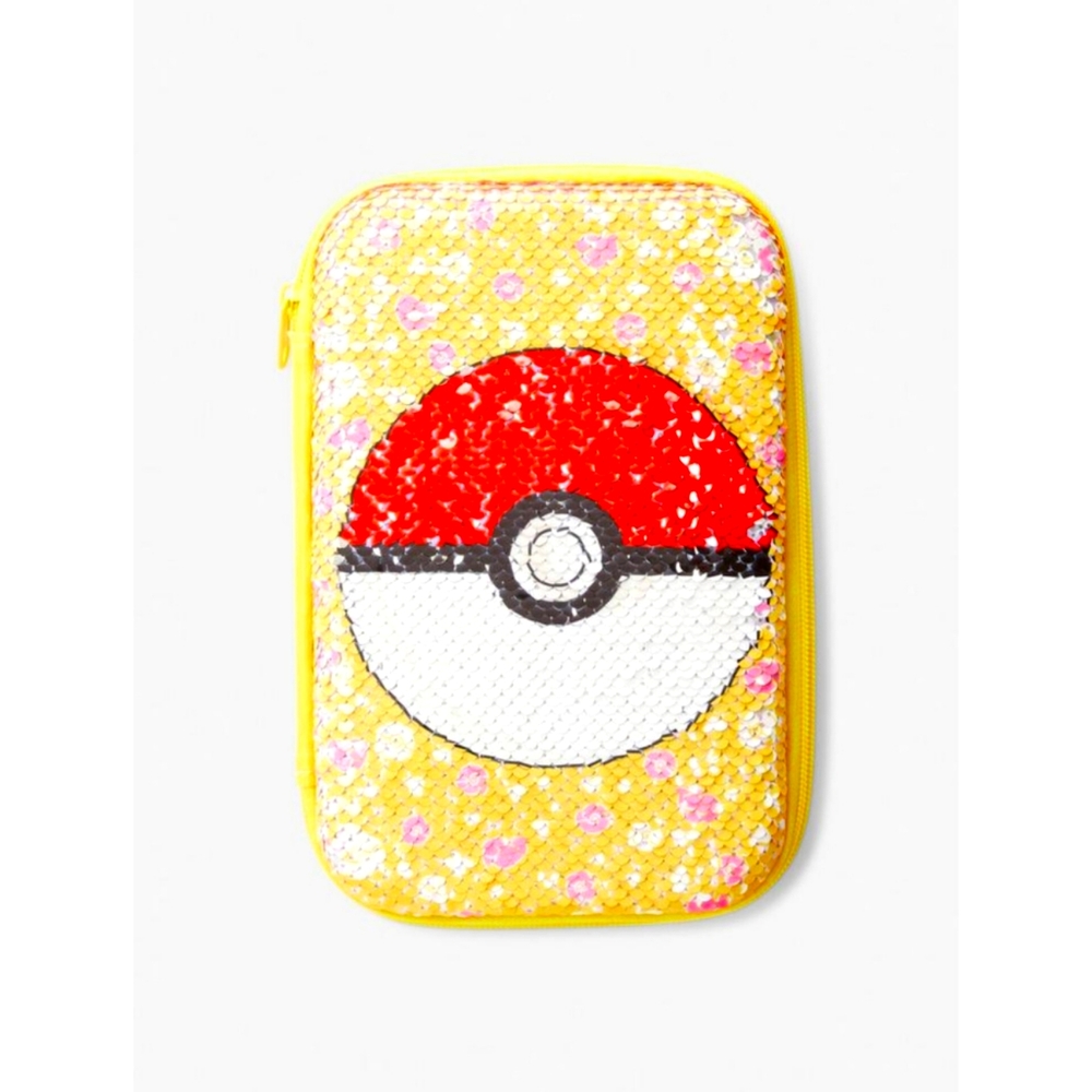 Pokémon Pokéball Sequins Makeup Case - Picture 2 of 7